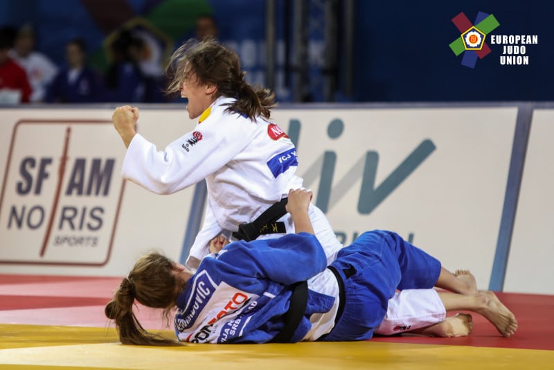 María Isabel Puche, judoca. En el campeonato de Europa