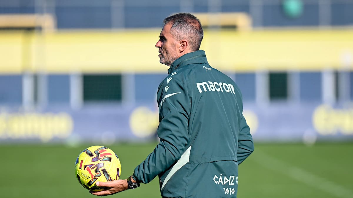 Gaizka Garitano y el objetivo del Cádiz CF para cerrar la primera vuelta: "Queremos terminar con los 34 puntos"