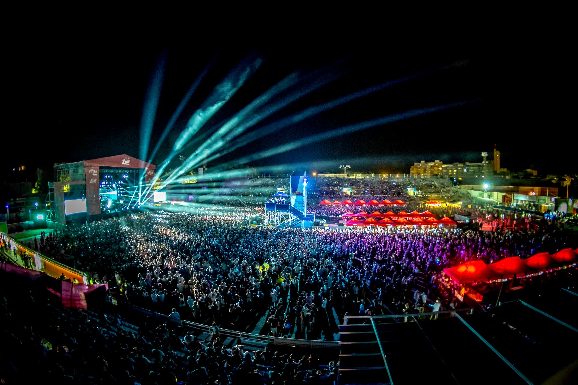 El estadio Guillermo Amor de Benidorm durante un concierto del Low Festival antes de la pandemia