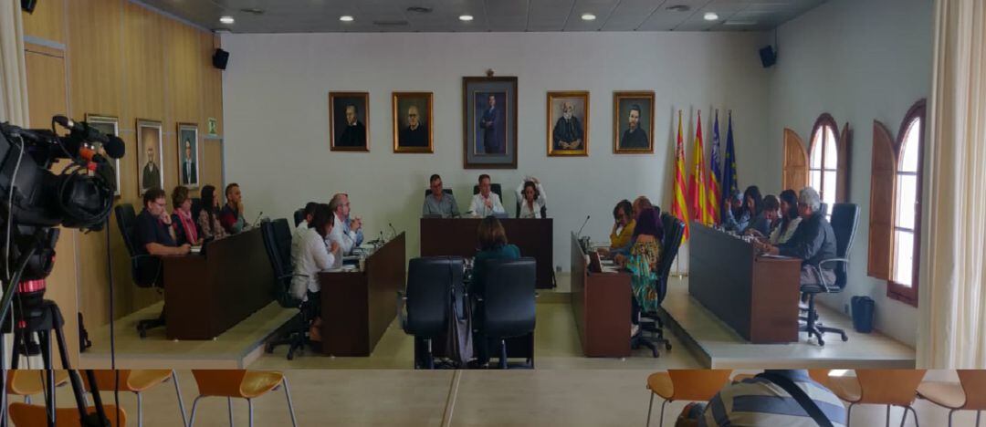 Imagen de archivo de un pleno del Ayuntamiento de Sant Josep