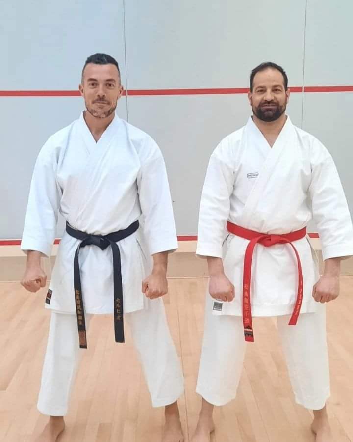 Juan José Raffo Peña y Sergio Pérez Salazar, miembros del Club Dakentai Jerez