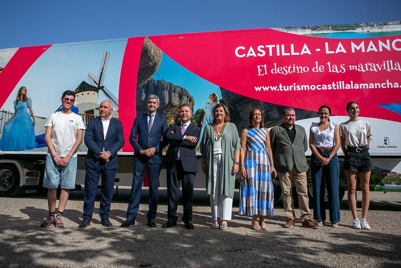 Caravana promocional de Castilla-La Mancha