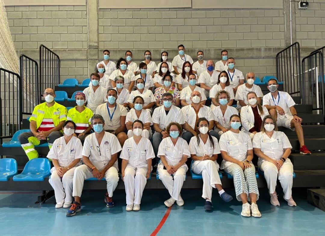 Equipo de vacunación de La Palma