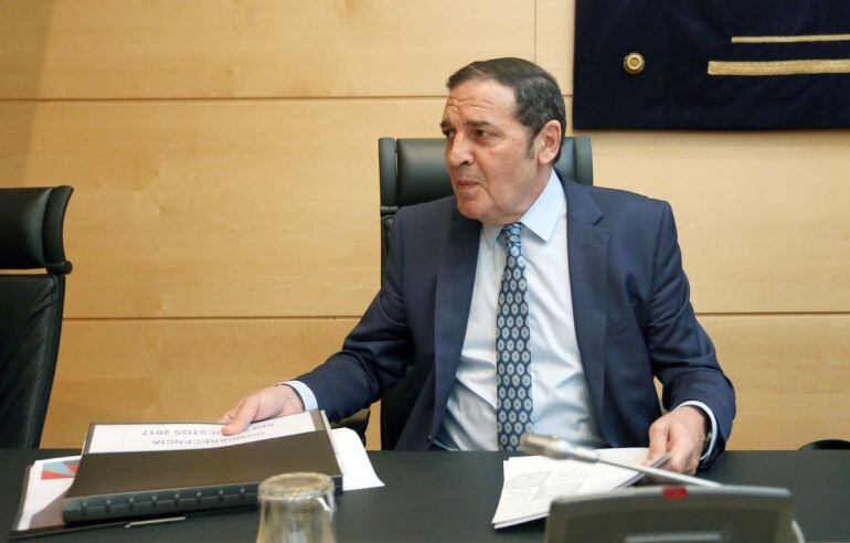 El consejero de Sanidad, Antonio Sáez Aguado.