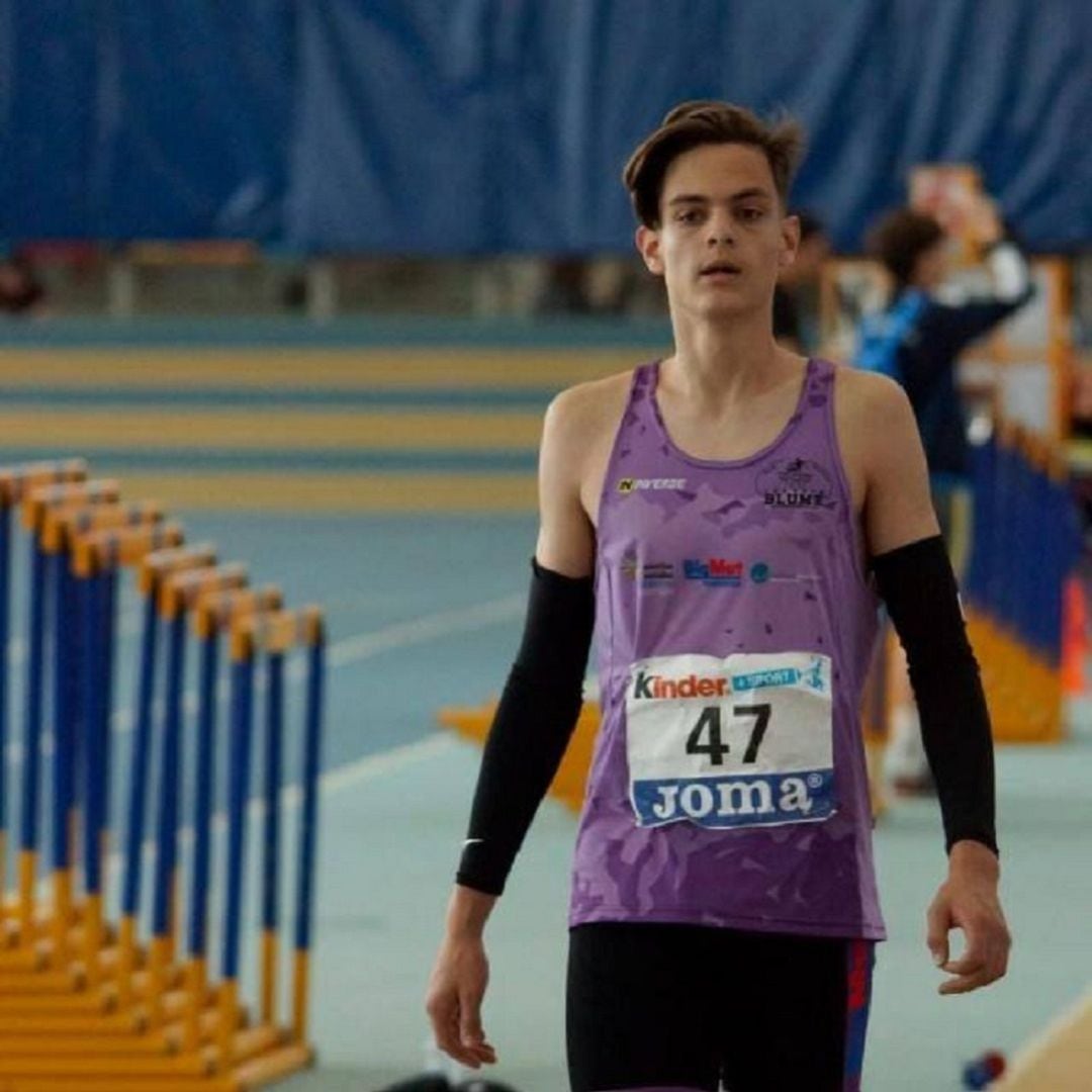 Carlos Guibert durante su participación en el control autonómico de Salamanca