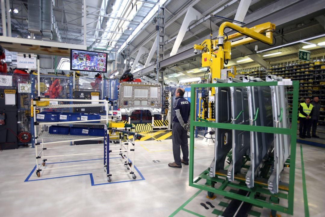 Interior de la factoría Iveco en Valladolid