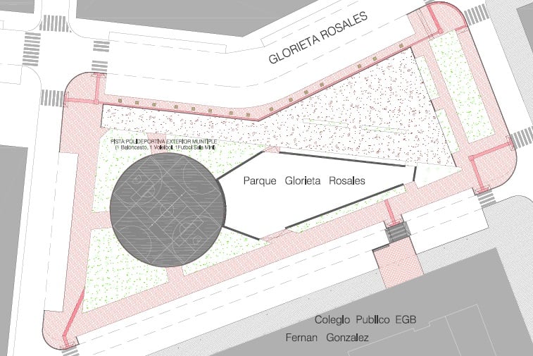 Así quedará la Glorieta Rosales