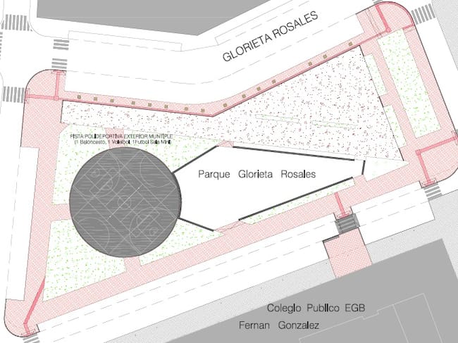 Así quedará la Glorieta Rosales