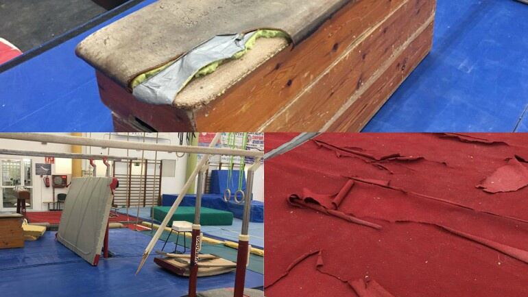 Estado del material deportivo, de los años 80 y 90