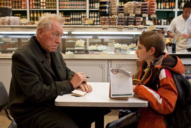 El actor Max Von Sydow, en un fotograma de la película 'Tan fuerte, tan cerca'