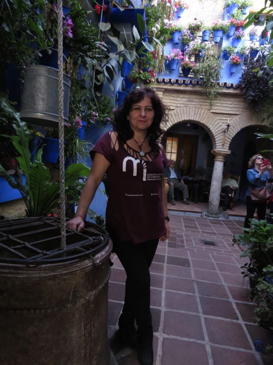 Virginia Molina, la propietaria del Patio Vesubio