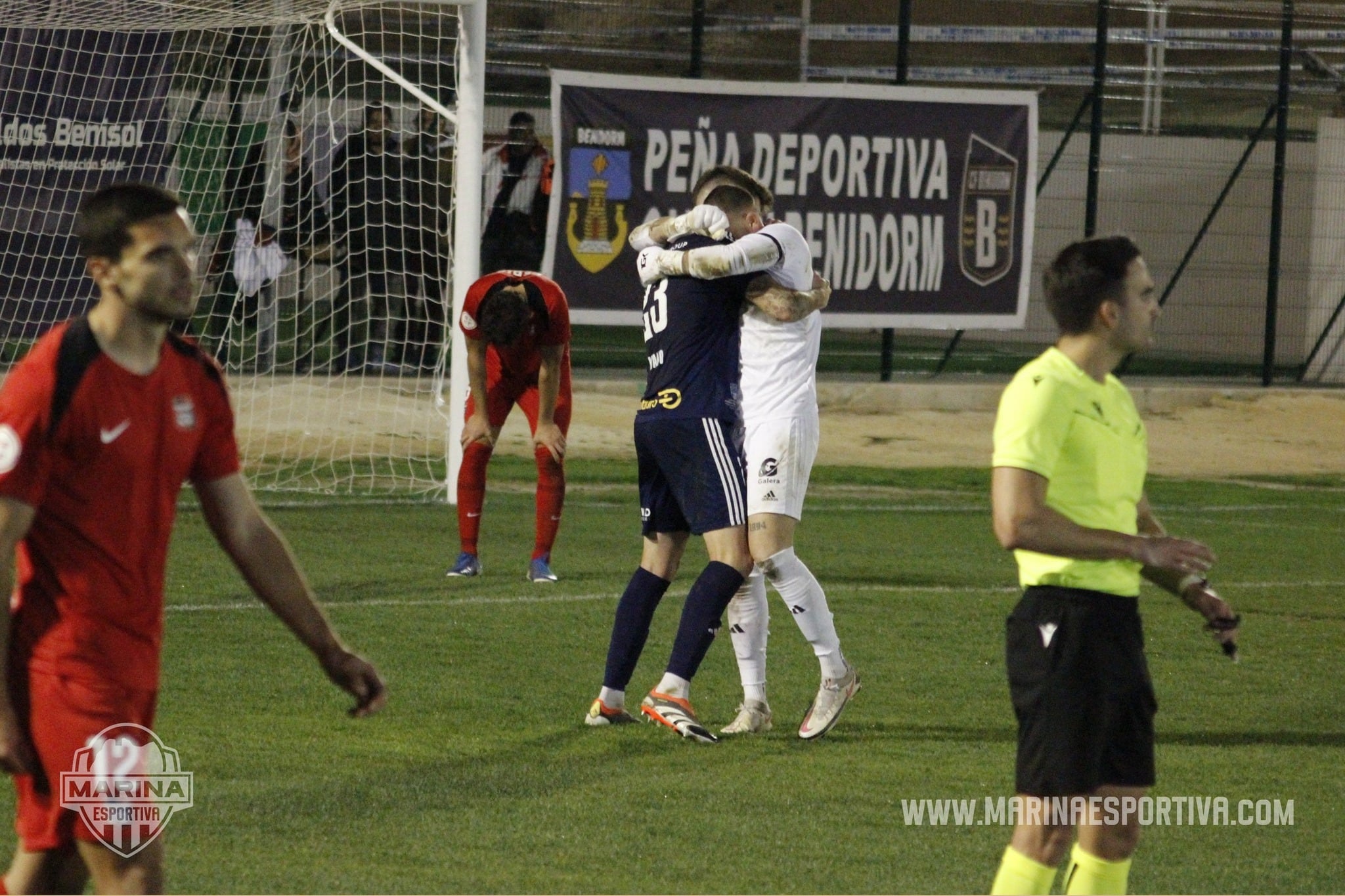 Imagen del derbi comarcal disputado en el Guillermo Amor | © Marina Esportiva