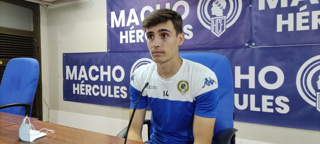 David Sánchez, jugador del Hércules CF