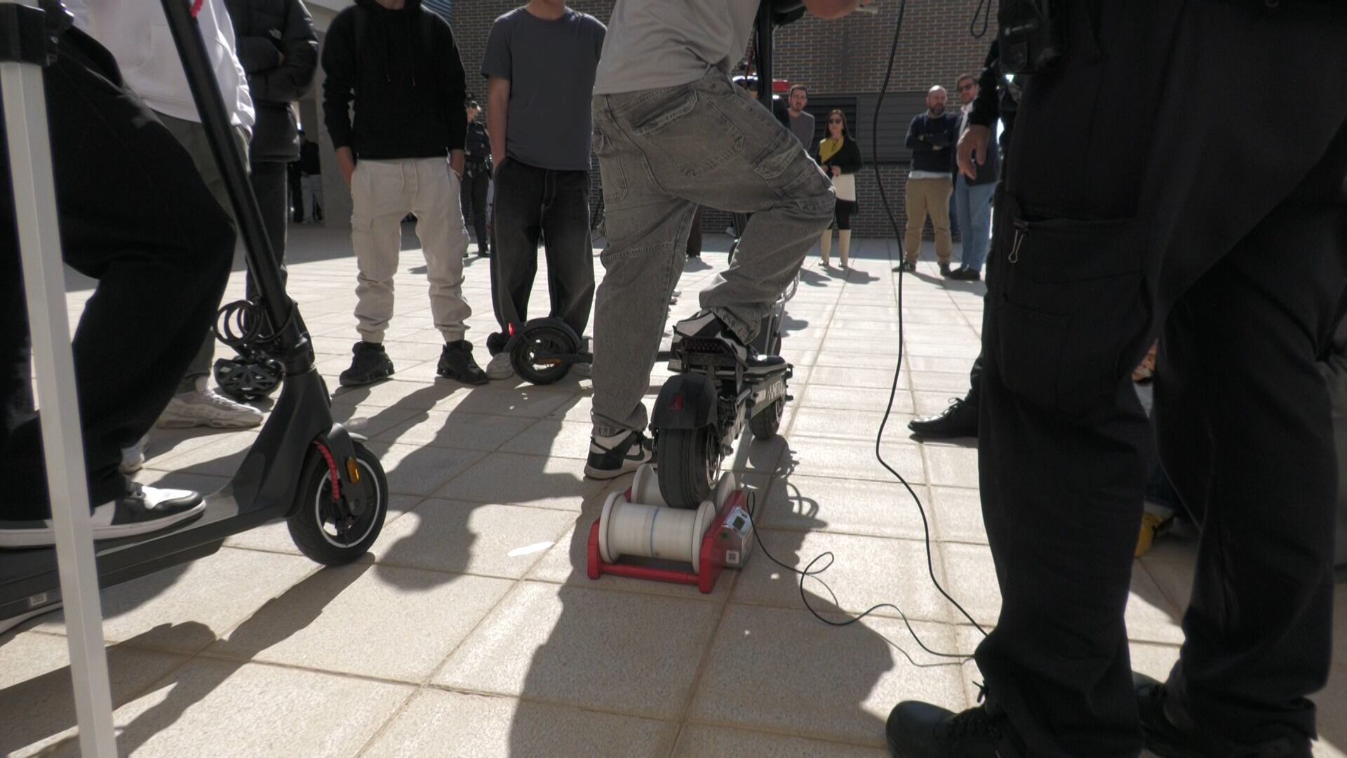 Pruebas de patinetes