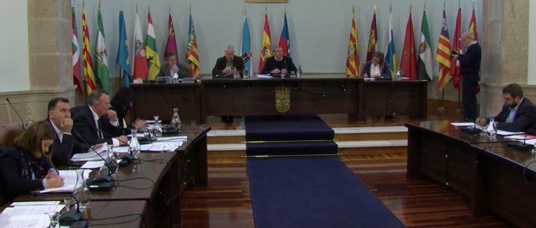 Pleno de la Diputación de Lugo en el que se votó en contra de la RPT