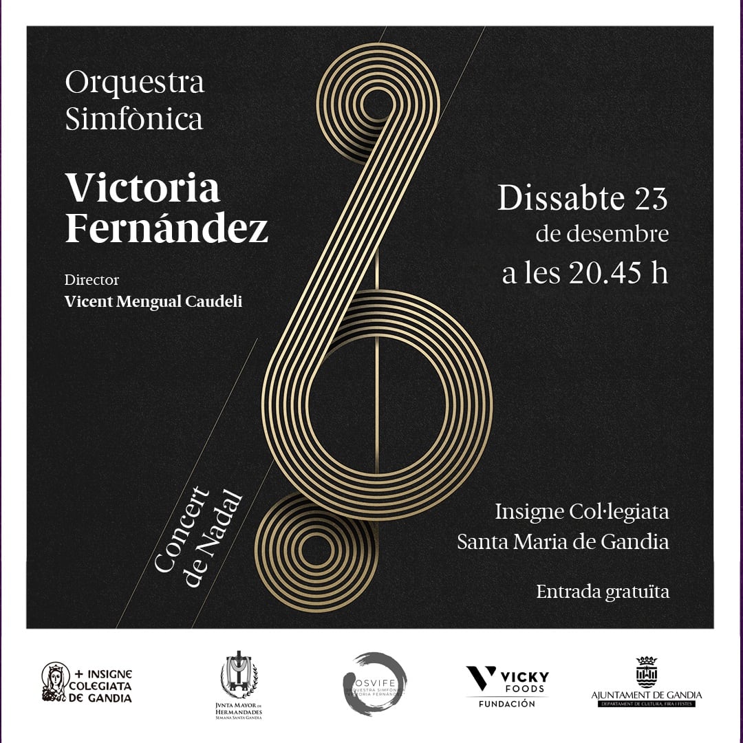 Cartel concierto orquesta sinfónica &#039;Victoria Fernández&#039;