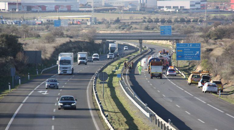 A-2 en sentido Lleida