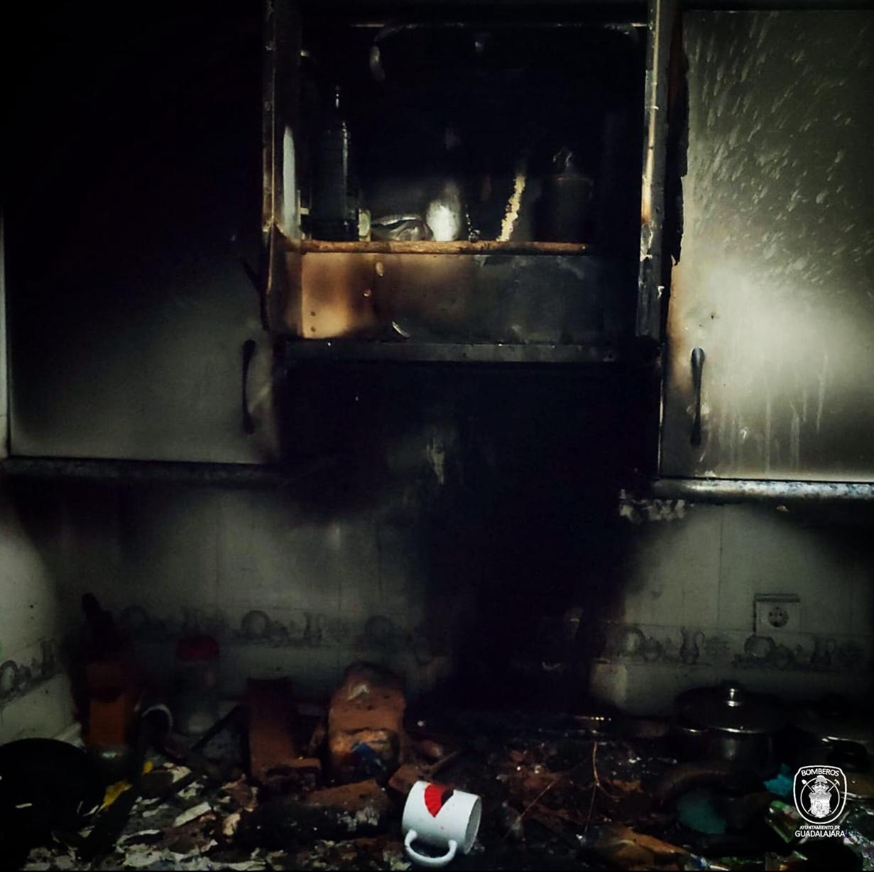 Cocina calcinada en Guadalajara