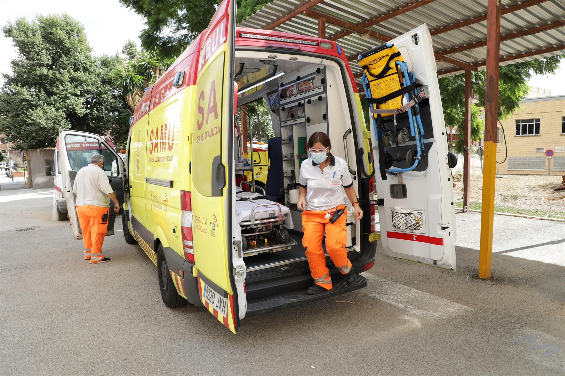 Ambulancia del SAMU (archivo)