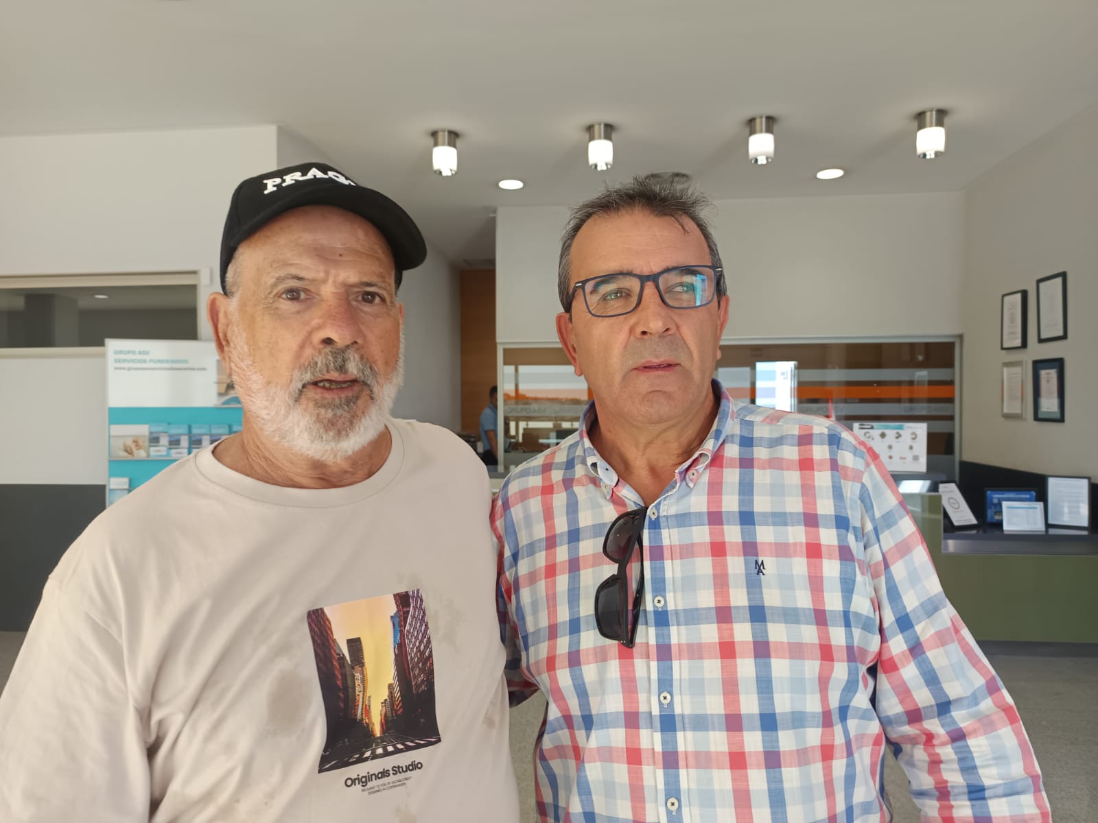 Gregorio Mollejo con Francis Martín.