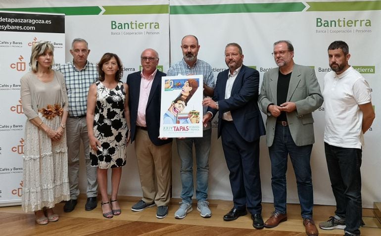 Presentación del cartel de la próxima edición del Concurso de Tapas de Zaragoza y provincia 