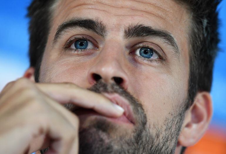 Primer plano de Gerard Piqué