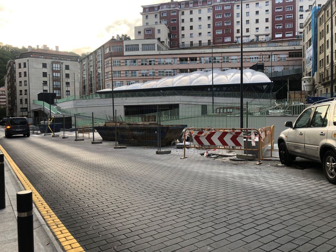 La obra del edificio de Errebal está tocando a su fin