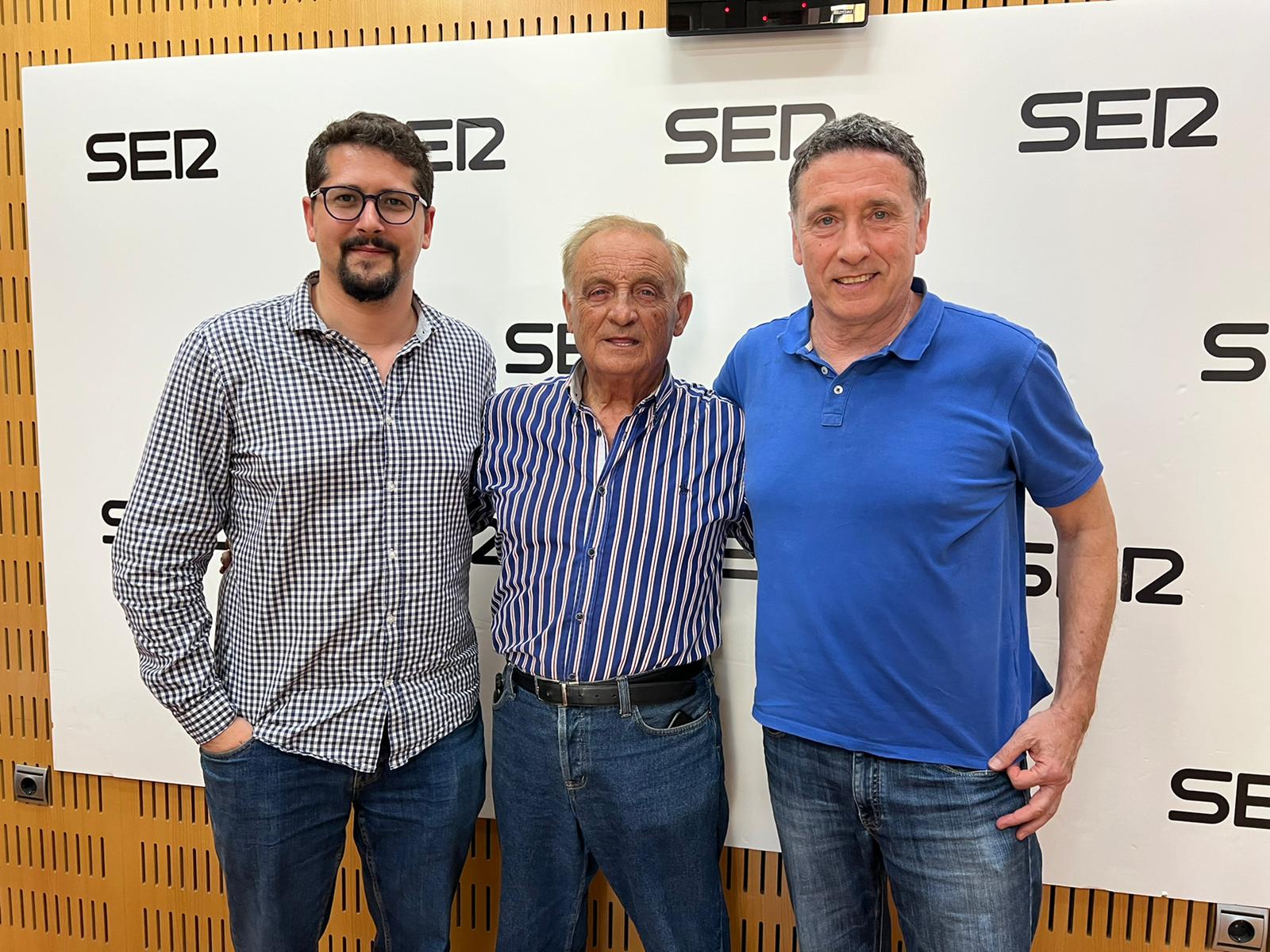 Jose Antonio Sánchez, Ricardo Martínez y Xavi Julià en Siempre Real Murcia