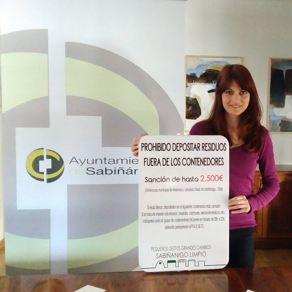 “Pequeños gestos. Grandes cambios. Sabiñánigo Limpio”, campaña municipal