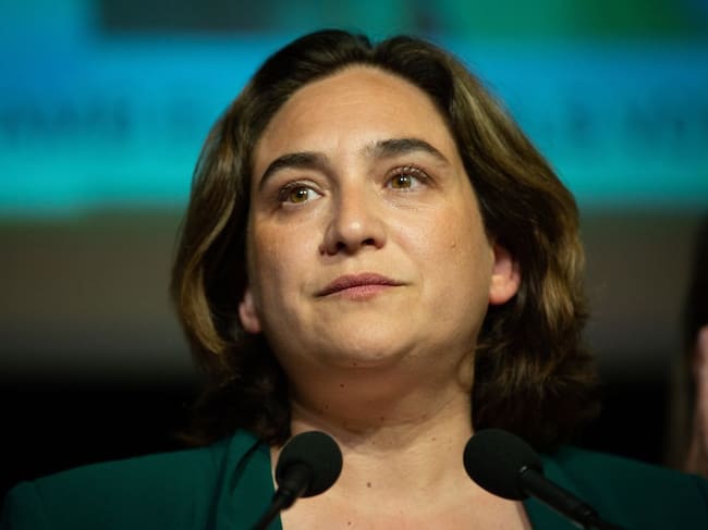 La candidata de Barcelona En Comú a la Alcaldía de Barcelona, Ada Colau