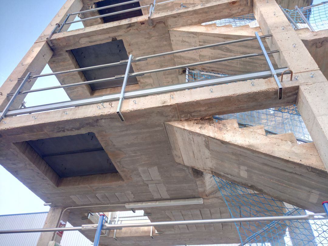 Vivienda en construcción.