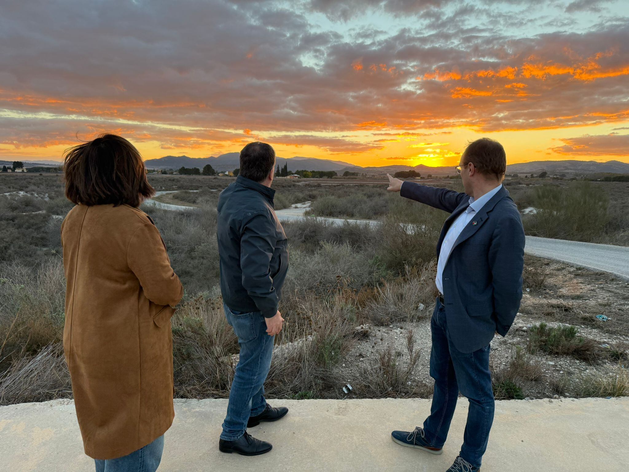 Momento de la reunión y las visitas