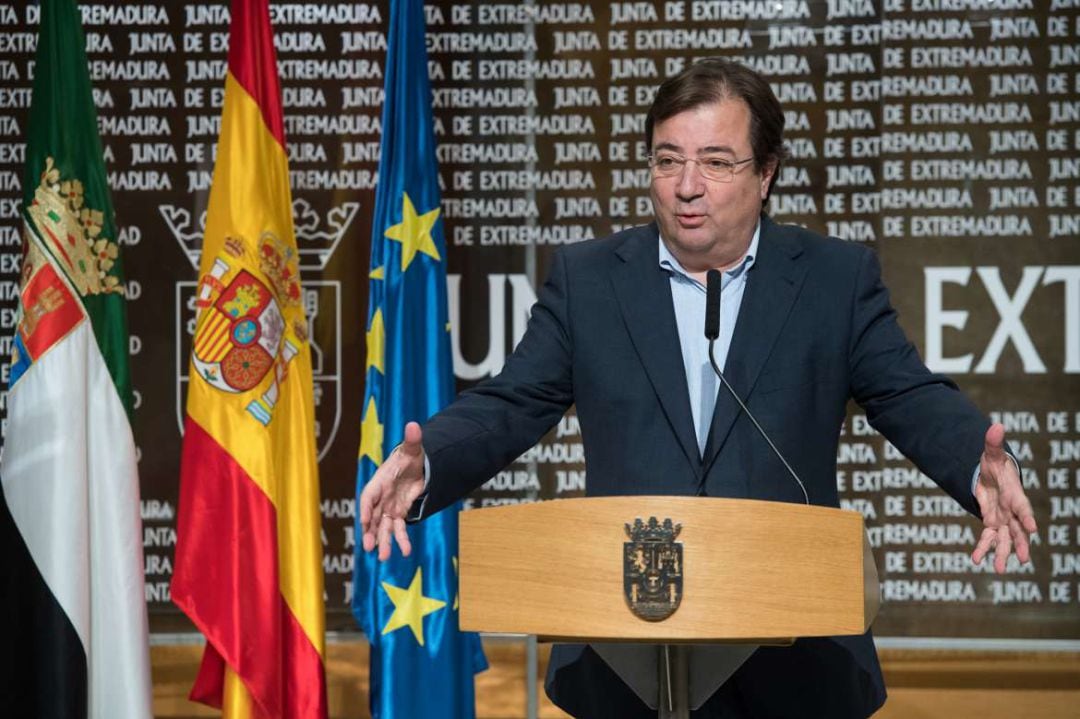 El presidente de la Junta de Extremadura, Guillermo Fernández Vara