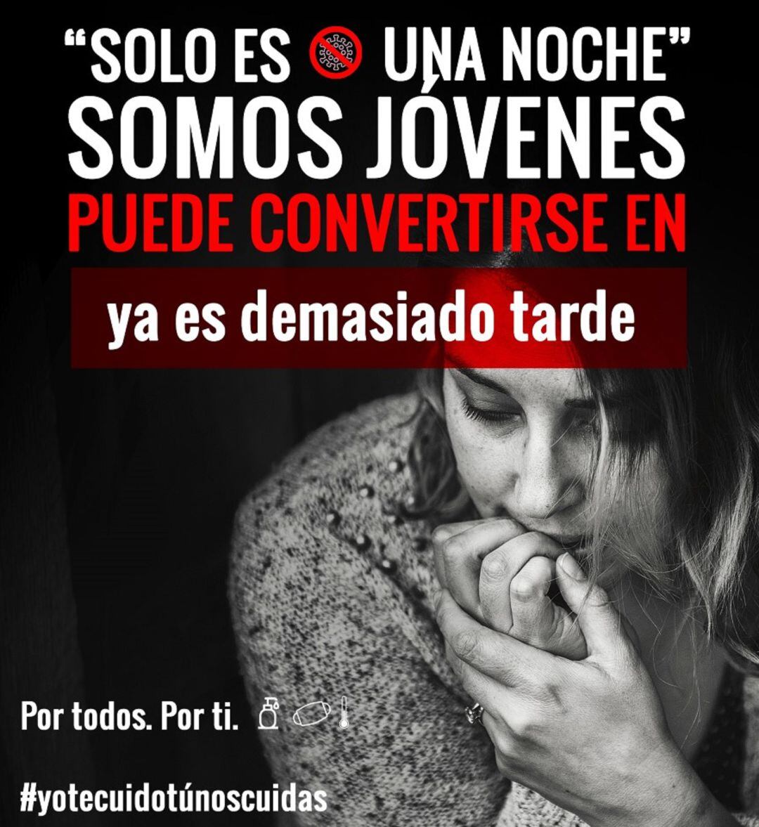 Uno de los carteles de la campaña