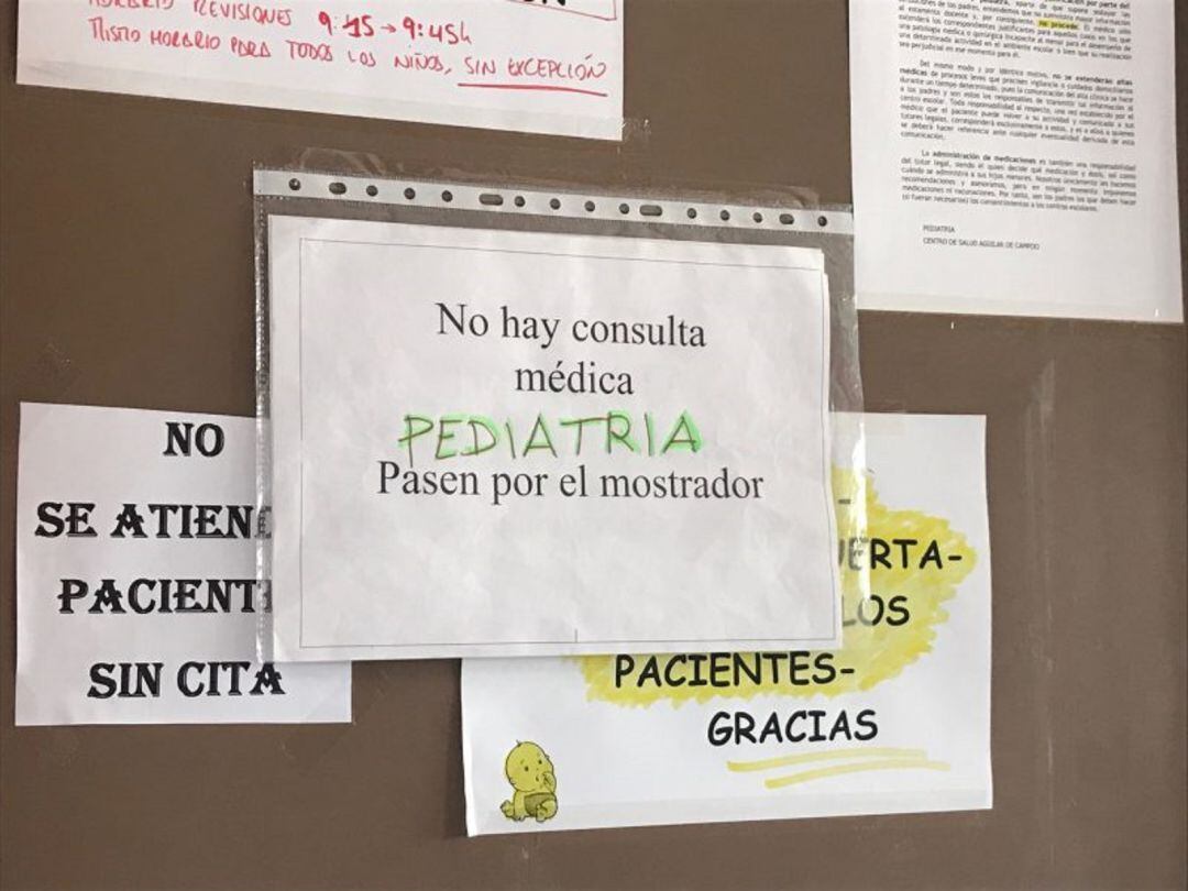 Aguilar de Campoo se ha concentrado para reivindicar el servicio de pediatría