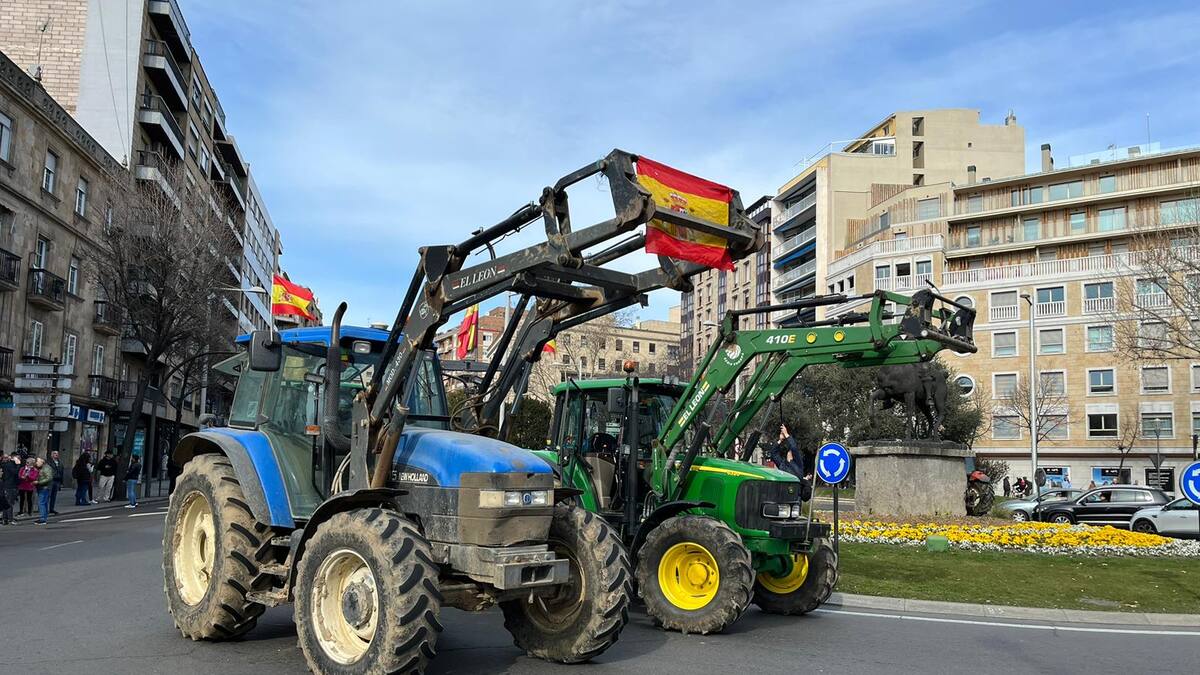 Así fue el caos del martes, 6 de febrero, por las protestas del campo en Salamanca