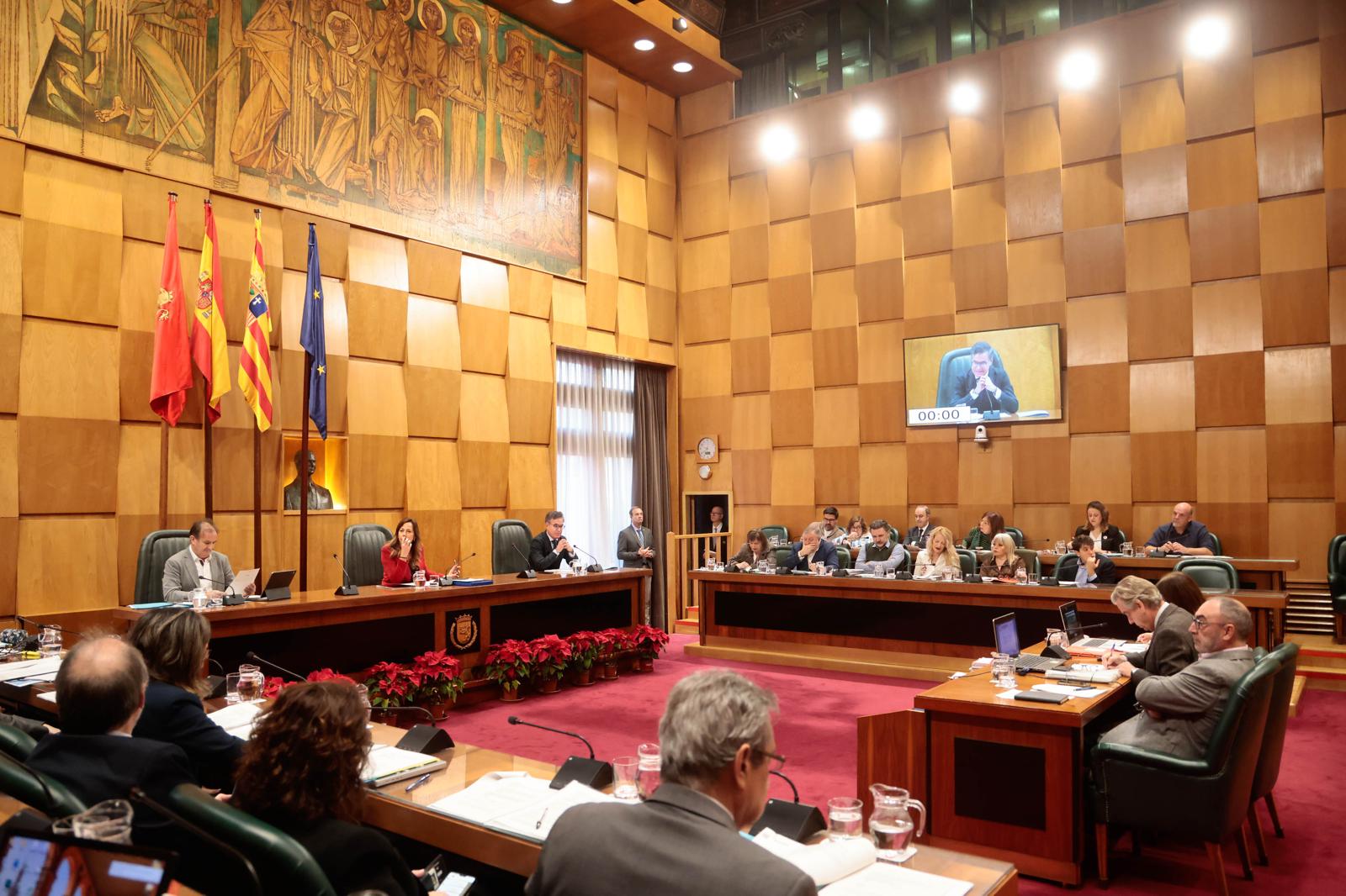 Pleno de diciembre del Ayuntamiento de Zaragoza
