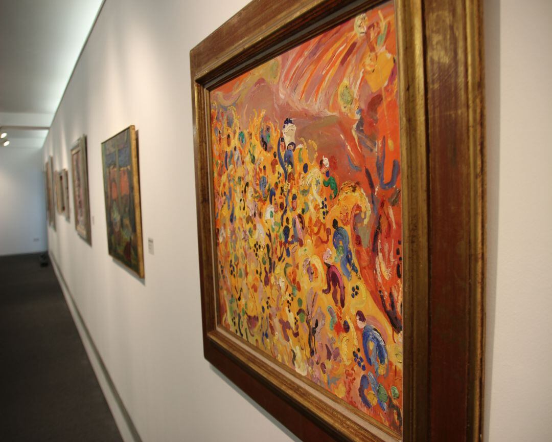 Exposición "Vivir pintando, pintar viviendo" de Menchu Gal