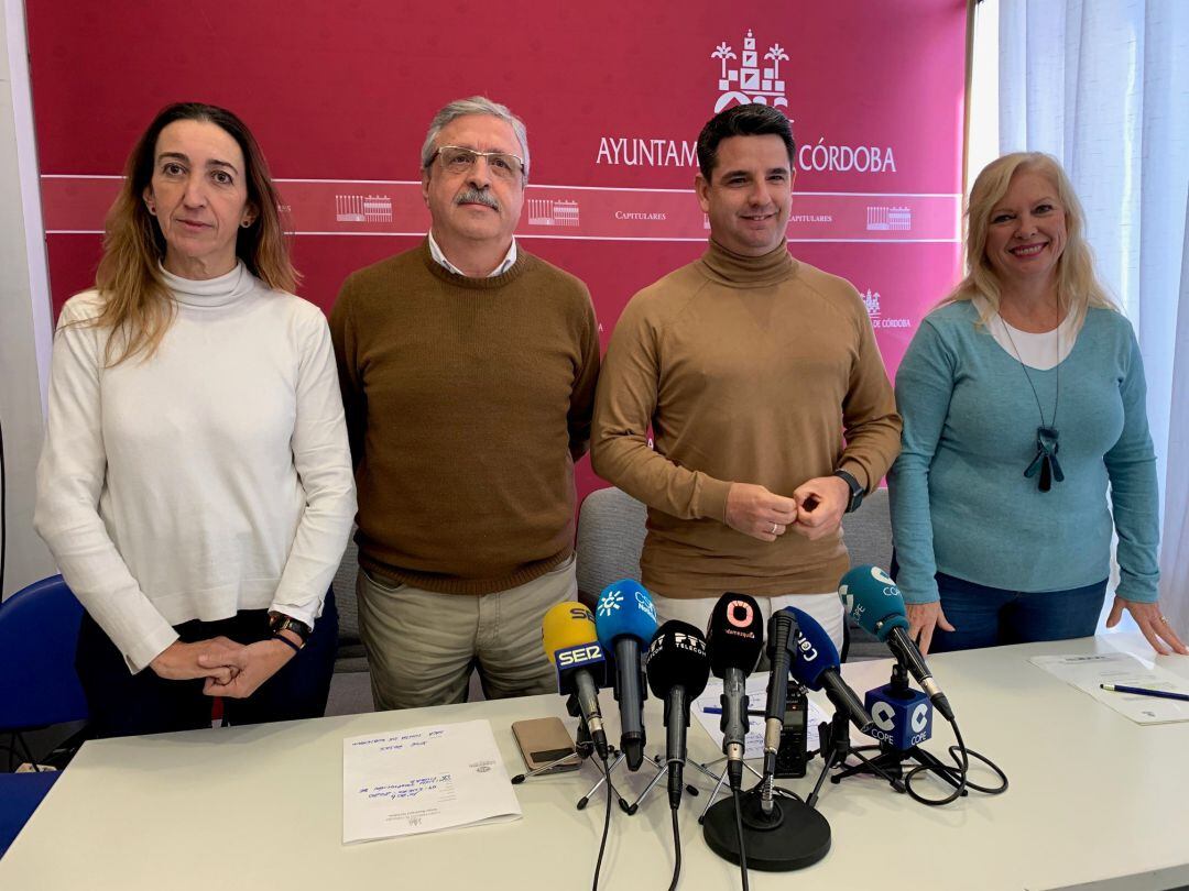 Paula Badanelli, José Rojas, Pedro García y Cristina Pedrajas