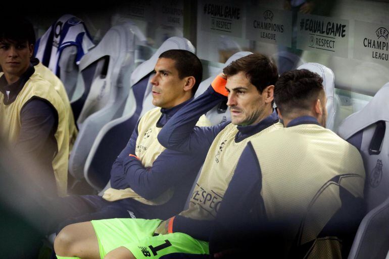 Iker Casillas, en el banquillo ante el Leipzig