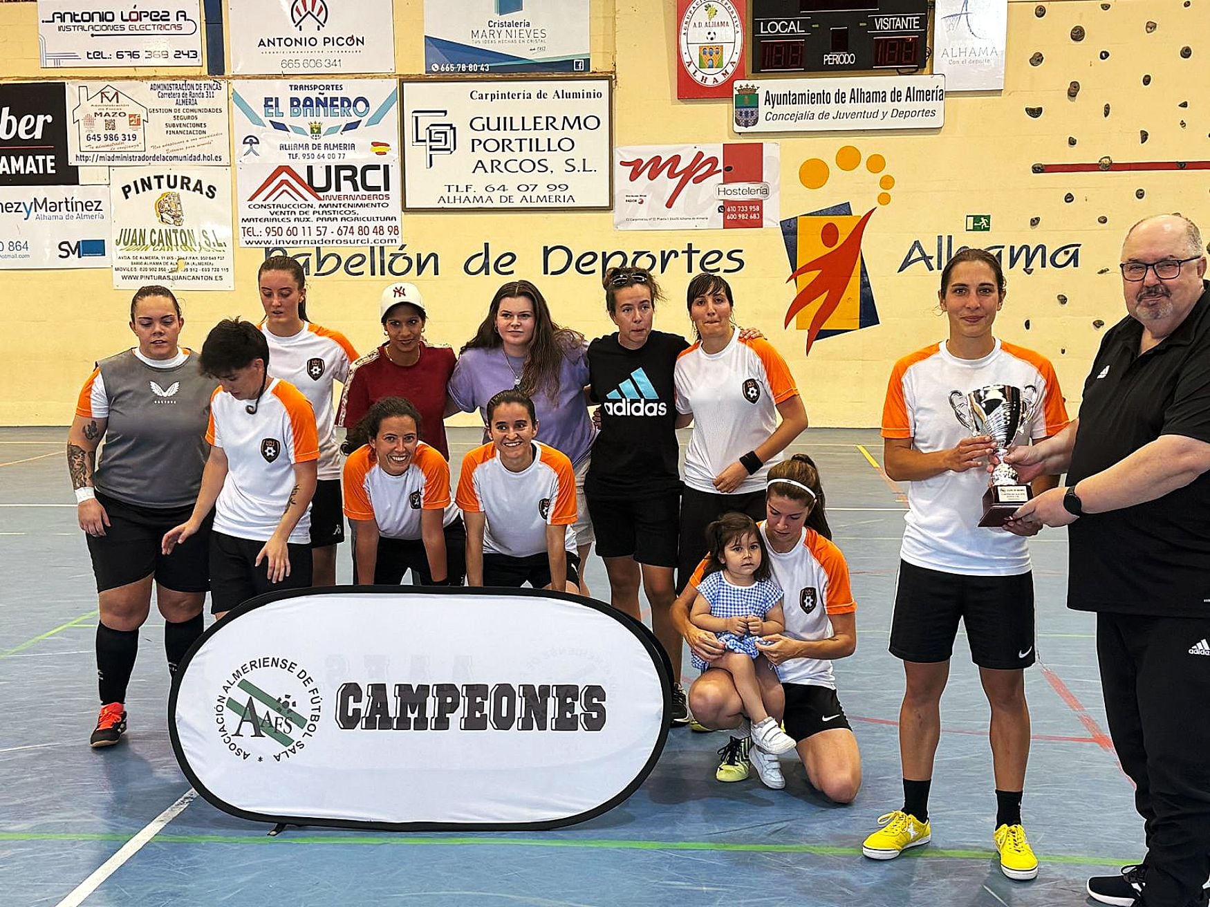 Las campeonas senior.