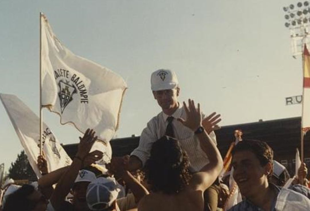 El Albacete celebra su primer ascenso a Primera División