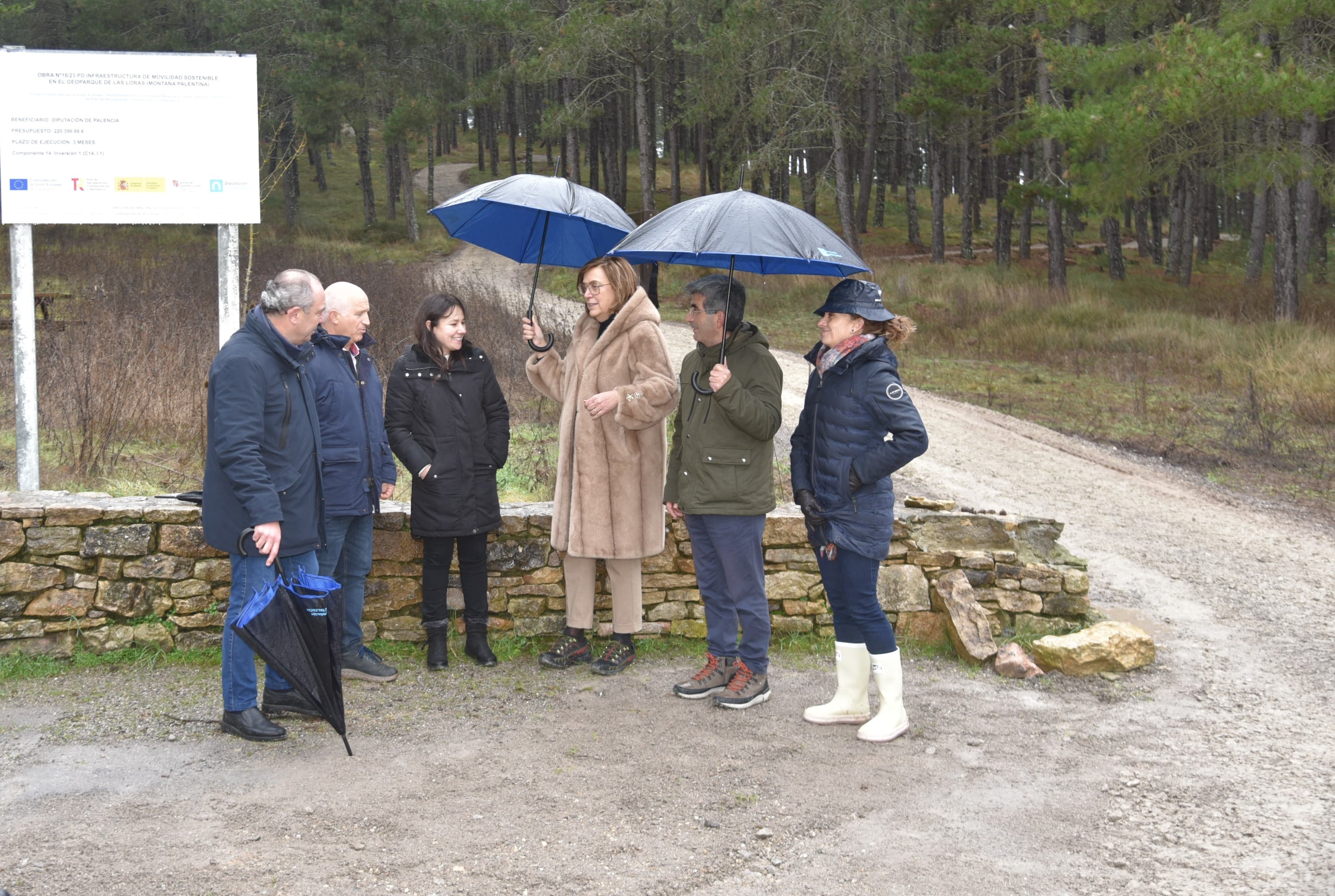 Visita a las obras del Carril bici Villaescusa-Aguilar