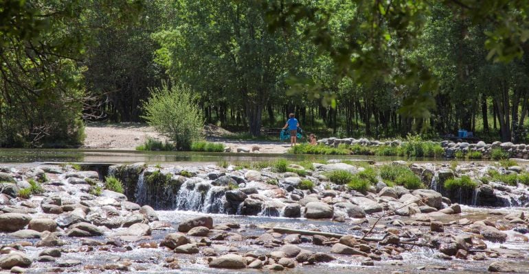 El río Manzanares a su paso por el Parque Nacional de la Sierra de Guadarrama