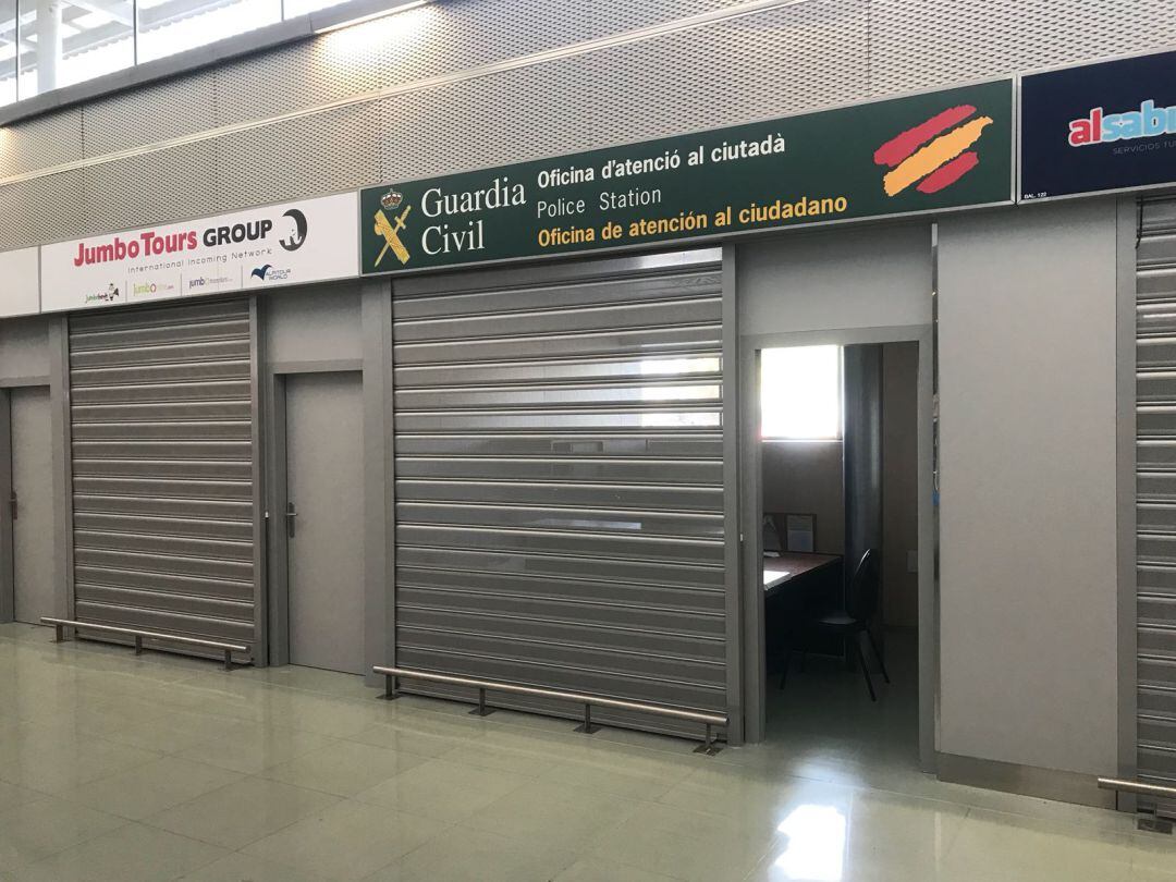 Imagen de archivo de las depedencias de la Guardia Civil en el Aeropuerto de Ibiza