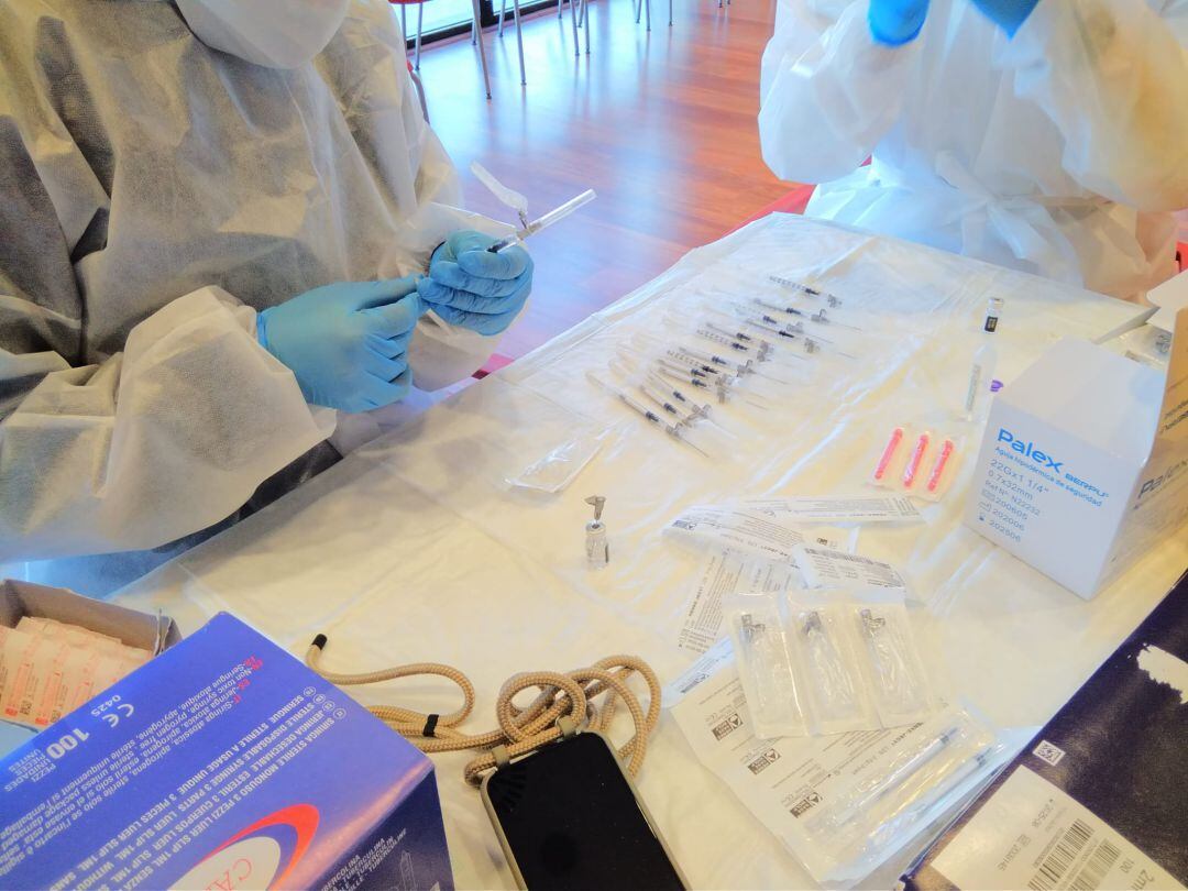 Proceso de vacunación en Petrer