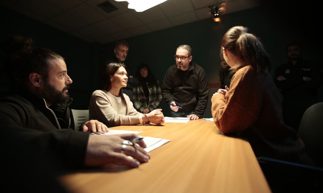 Rodando una de las escenas de &#039;Mar&#039; en TCero Estudios (Sangonera La Verde-Murcia), en noviembre de 2019