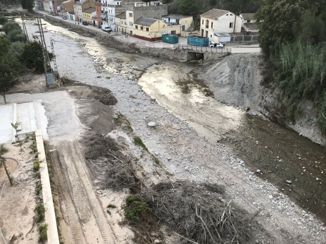 La gota fría del pasado septiembre afectó a Ontinyent de forma grave y destruyó el barrio de Canterería