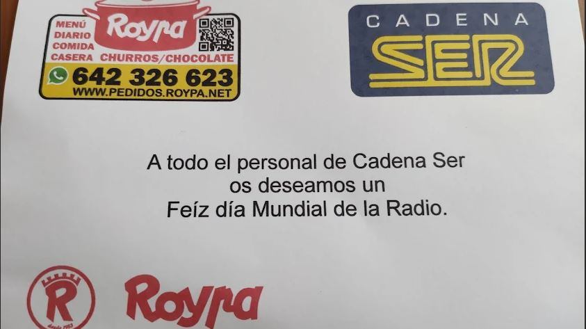 Churros y chocolate del Roypa en el día de la Radio.