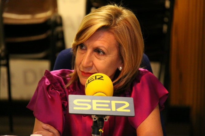 La presidenta de UPyD, Rosa Díez